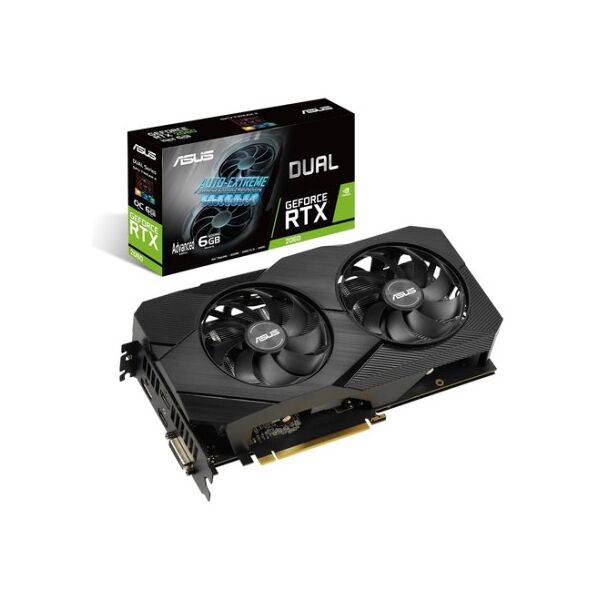 asus dual -rtx2060-a6g-evo nvidia geforce rtx 2060 6 gb gddr6 (90yv0ch3-m0na00)