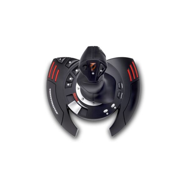 thrustmaster t.flight stick x nero, rosso, argento usb joystick analogico pc, playstation 3 (2960694)