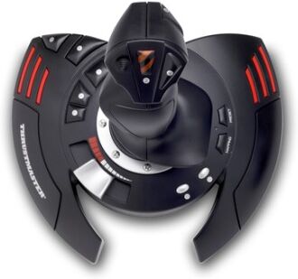 Thrustmaster T.Flight Stick X Nero, Rosso, Argento USB Joystick Analogico PC, Playstation 3 (4160526)