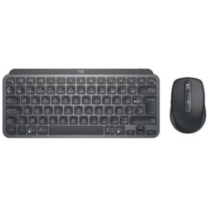 Logitech 920-011055 tastiera Mouse incluso RF senza fili + Bluetooth AZERTY Francese Grafite (920-011055)