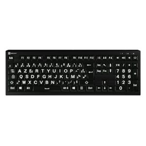 Logickeyboard LKB-LPWB-A2PC-FR tastiera USB AZERTY Francese Nero (LKB-LPWB-A2PC-FR)