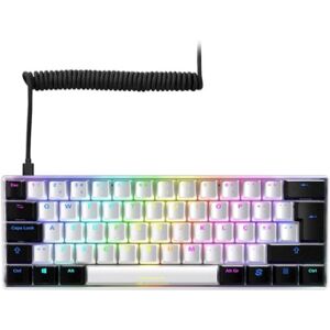 Sharkoon SGK50 S4 tastiera USB QWERTY Spagnolo Bianco (4044951033966)