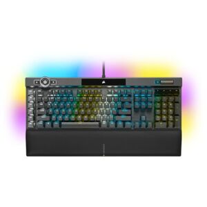 Corsair K100 RGB Optical-Mechanical Gaming tastiera USB QWERTZ Tedesco Nero (CH-912A01A-DE)