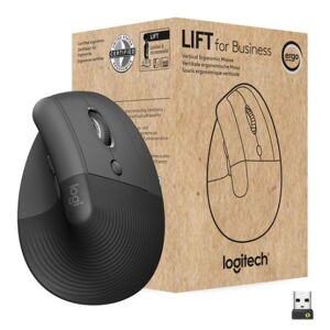 Logitech Lift for Business mouse Mano destra RF senza fili + Bluetooth Ottico 4000 DPI (910-006494)