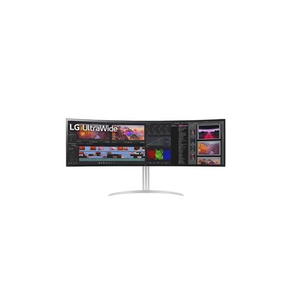 lg 49wq95x-w monitor pc 124,5 cm (49) 5120 x 1440 pixel ultrawide dual quad hd bianco (49wq95x-w)