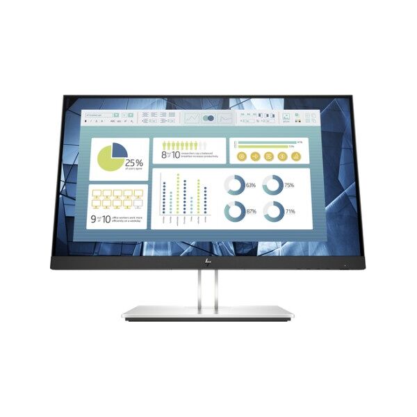 hp e22 g4 54,6 cm (21.5) 1920 x 1080 pixel full hd led nero, argento (9vh72at#abb)