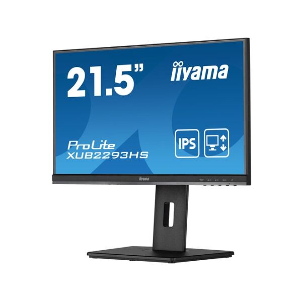 iiyama prolite xub2293hs-b5 monitor pc 54,6 cm (21.5) 1920 x 1080 pixel full hd led nero (xub2293hs-b5)