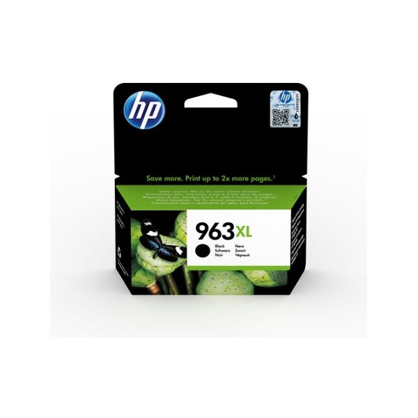 hp 963xl high yield black original ink cartridge cartuccia d'inchiostro 1 pz resa elevata (xl) (3ja30ae#bgx)