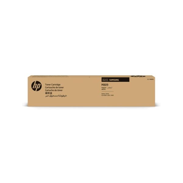 hp samsung clt-m809s magenta original toner cartridge cartuccia toner 1 pz originale (ss649a)