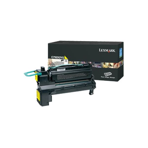 lexmark c792x2yg cartuccia toner 1 pz originale giallo (c792x2yg)