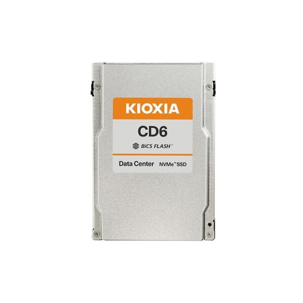 kioxia cd6-v 2.5 12800 gb pci express 4.0 3d tlc nvme (kcd61vul12t8)