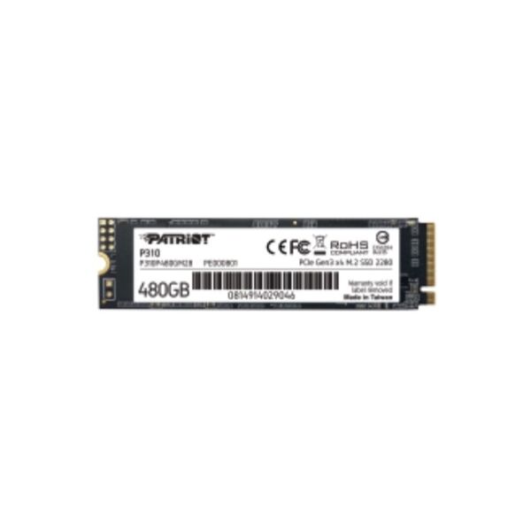 patriot memory p310 m.2 480 gb pci express 3.0 nvme (p310p480gm28)