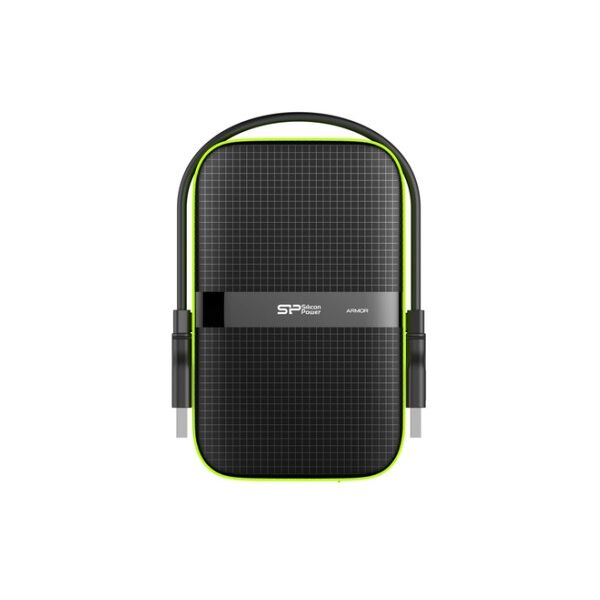 silicon power armor a60 disco rigido esterno 4000 gb nero, verde (sp040tbphda60s3k)