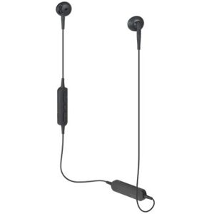 Audio-Technica ATH-C200BT Auricolare Wireless In-ear Micro-USB Bluetooth Nero (ATH-C200BTBK)