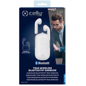 Celly Slide1 Auricolare Wireless In-ear Musica e Chiamate Bluetooth Bianco (SLIDE1WH)