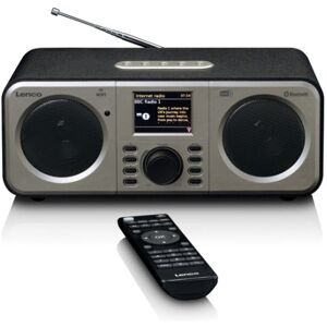 Lenco DIR-141BK radio Internet Nero, Argento (DIR-141BK)