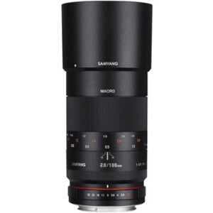 Samyang 100mm F2.8 ED UMC Macro SLR Teleobiettivo macro Nero (1112303101)