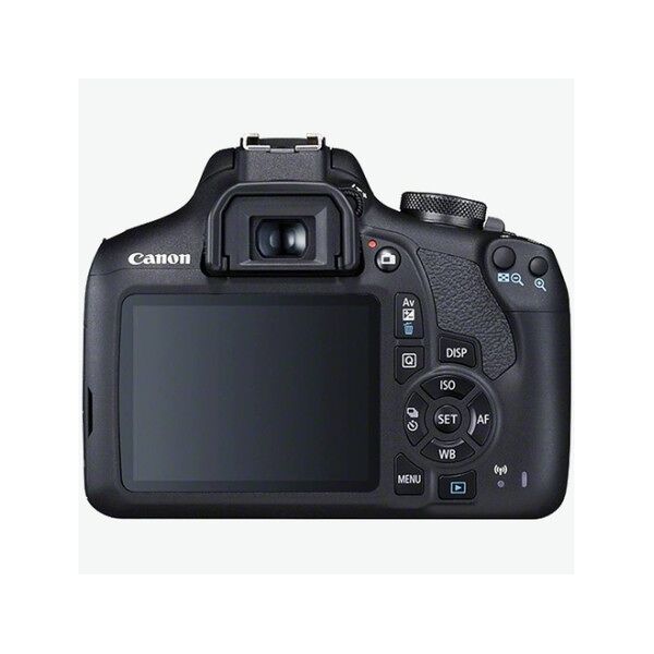 canon eos 2000d + ef-s 18-55mm f/3.5-5.6 iii kit fotocamere slr 24,1 mp cmos 6000 x 4000 pixel nero (2728c002)