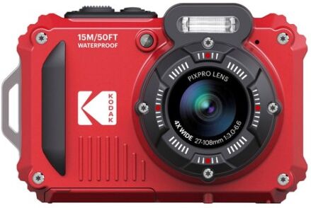 Kodak PIXPRO WPZ2 1/2.3" Fotocamera compatta 16,76 MP BSI CMOS 4608 x 3456 Pixel Rosso (WPZ2 RED)