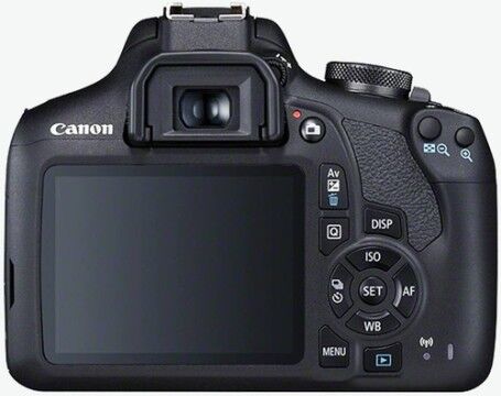 Canon EOS 2000D + EF-S 18-55mm f/3.5-5.6 III Kit fotocamere SLR 24,1 MP CMOS 6000 x 4000 Pixel Nero (2728C002)