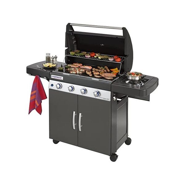 campingaz 3 series select 37389 grill carrello gas nero, acciaio inossidabile 10200 w (2000035948)