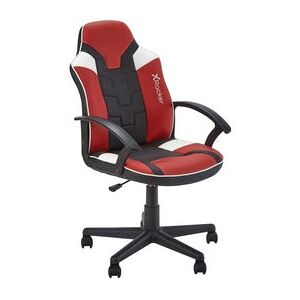 X Rocker 5120101 sedia per videogioco Poltrona per gaming Sedia tappezzata Nero, Rosso, Bianco
