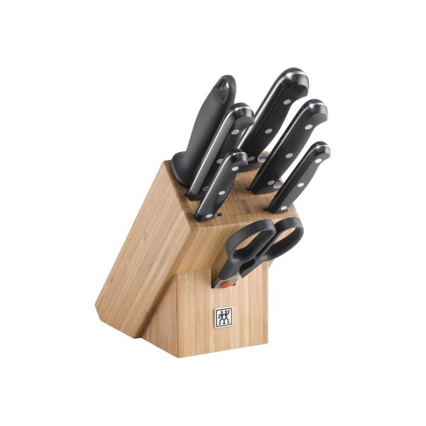 zwilling twin chef 2 8 pz set di coltelli/coltelleria con ceppo (34931-003-0)