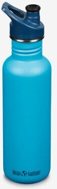 klean kanteen 1008441 borraccia bicicletta, uso quotidiano, fitness, trekking, sport 800 ml acciaio inossidabile blu (1008441)