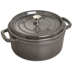 Staub 40500-246-0 padella 3,8 L Rotondo Grafite, Grigio (40500-246-0)