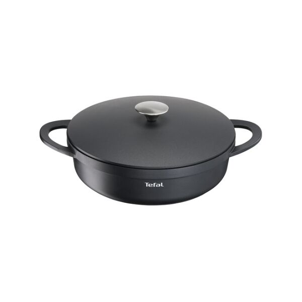 tefal trattoria e2187234 padella rotondo nero (e21872)