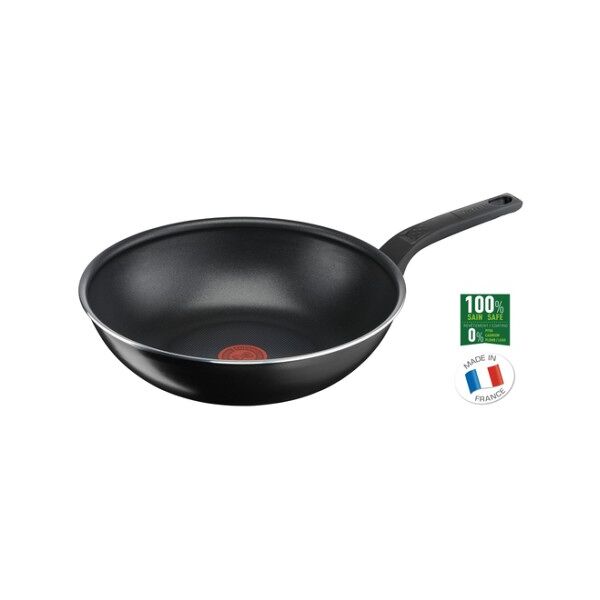 tefal easy cook & clean b5551933 padella wok/padella per cottura al salto rotondo (b55519)