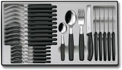 victorinox 6.7833.24 posata da cucina e set di coltelli 24 pz astuccio per set di coltelli/coltelleria (6.7833.24)