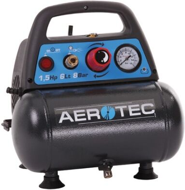 aerotec airliner 6 compressore ad aria 1100 w 200 l/min ac (200664)