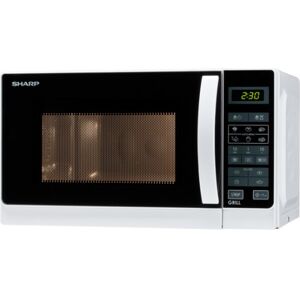 Sharp Home Appliances R-642 WW Superficie piana Microonde con grill 20 L 800 W Bianco (18100106)