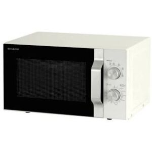 Sharp R204WA forno a microonde Superficie piana Solo microonde 20 L 800 W Argento, Bianco (R204WA)