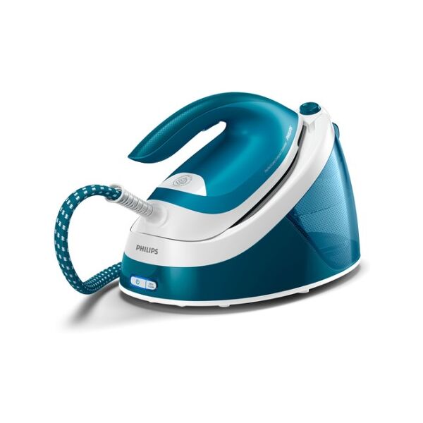 philips gc6840/20 ferro da stiro a caldaia 2400 w 1,3 l steamglide blu, bianco (gc6840/20)