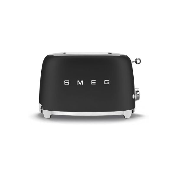 smeg tsf01blmeu tostapane 2 fetta/e 950 w nero, acciaio inossidabile