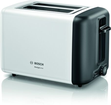 Bosch TAT3P421DE tostapane 2 fetta/e 970 W Nero, Bianco (TAT3P421DE)