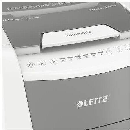 leitz 80160000 distruggi documenti taglio a frammenti 22 cm grigio, bianco (80160000)