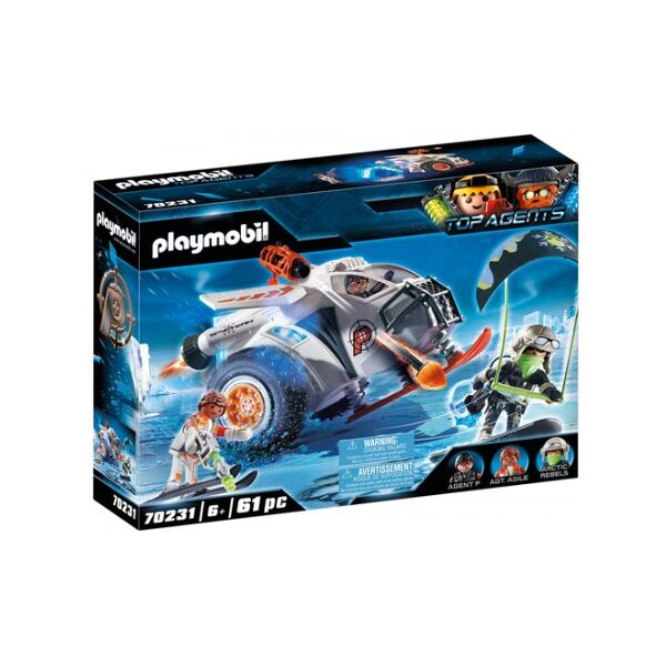 playmobil top agents 70231 set da gioco (70231)