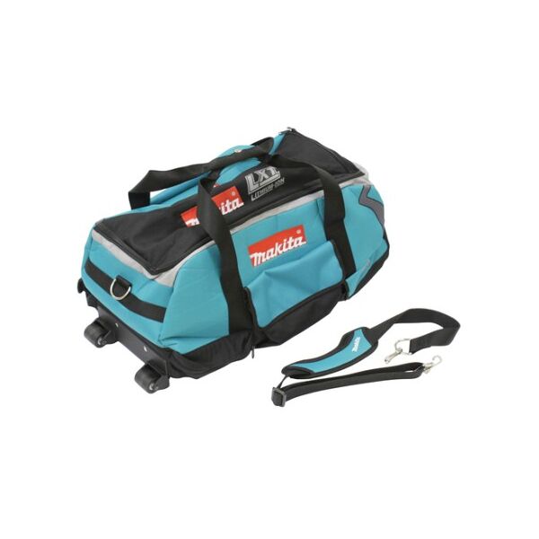 makita p-74588 valigetta porta attrezzi custodia trolley nero, blu (p-74588)