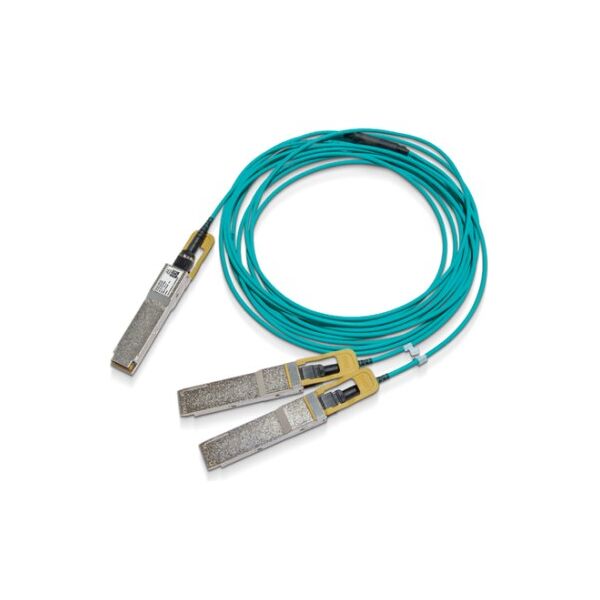 mellanox technologies mfs1s50-h003e cavo a fibre ottiche 3 m qsfp56 2x qsfp56 colore acqua (mfs1s50-h003e)