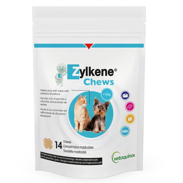 vetoquinol zylkene chew 75 mg per cani di taglia piccola (fino a 10 kg) - 1 pz