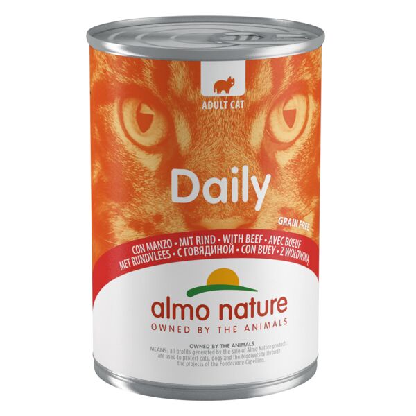 almo nature daily 12 x 400 g - manzo