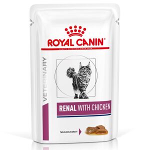 Royal Canin Veterinary Diet Royal Canin Renal Feline Veterinary Alimento umido per gatti - Pollo 24 x 85 g