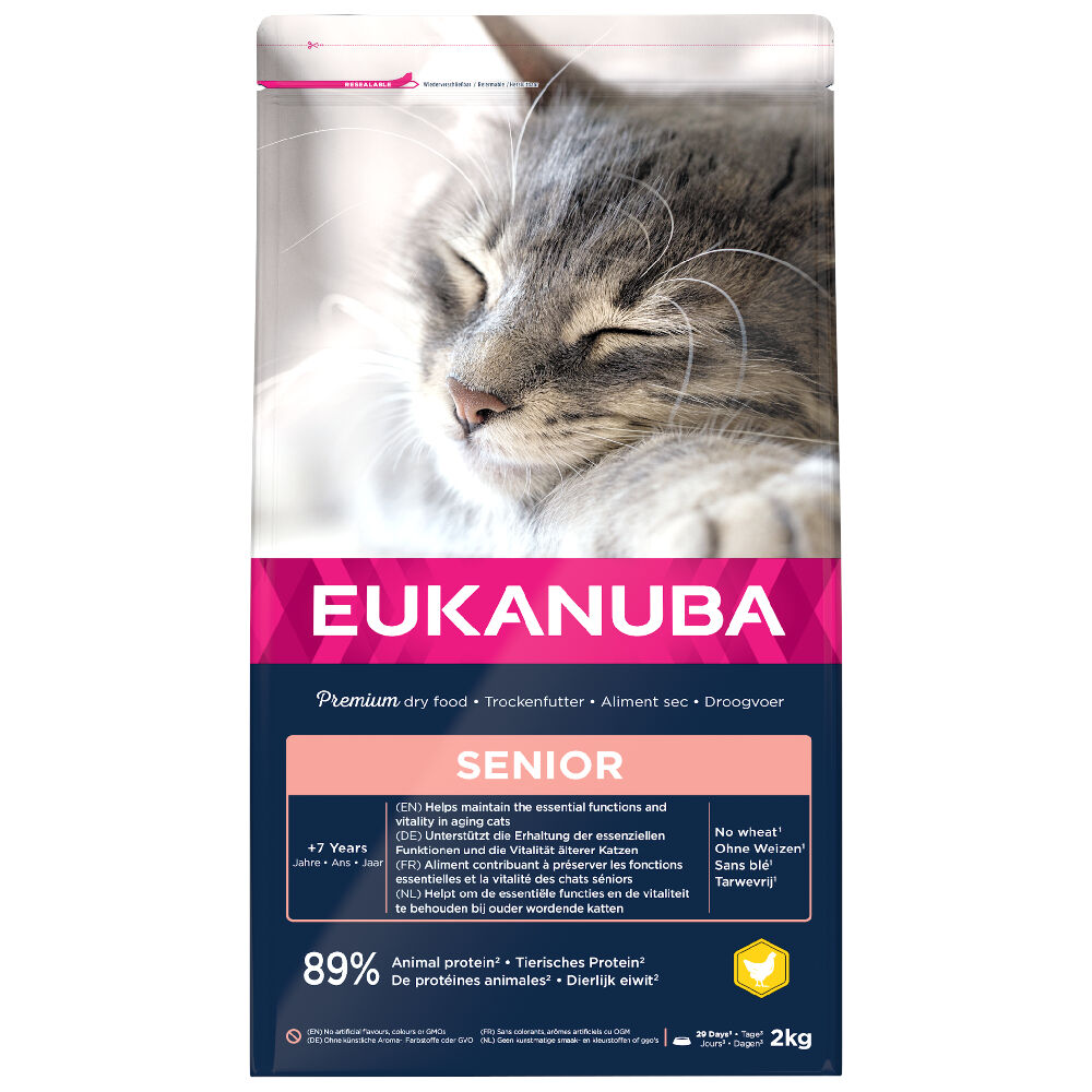 Eukanuba Senior Top Condition 7+ Crocchette per gatti - 2 x 2 kg