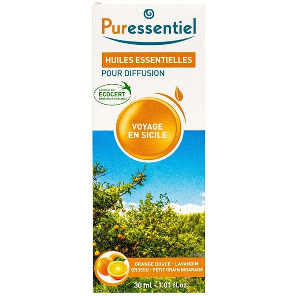 puressentiel oli essenziali per diffusione viaggio in sicilia 30 ml