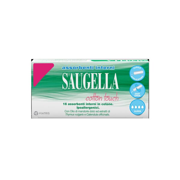 saugella cotton touch assorbenti interni 16 assorbenti super super