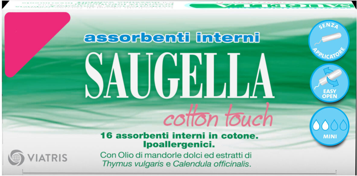 saugella cotton touch assorbenti interni 16 assorbenti mini mini