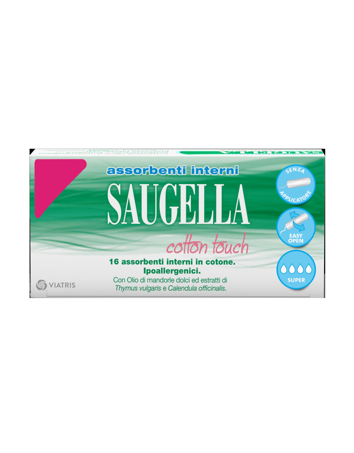 SAUGELLA Cotton Touch Assorbenti Interni 16 Assorbenti Super Super